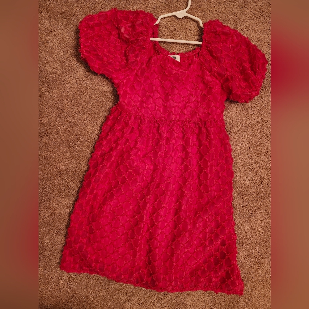 Speechless Kids Dress in Magenta